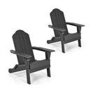 Folding Adirondack Chair With Cup Holder