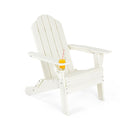 Folding Adirondack Chair With Cup Holder