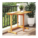 Folding Blcony Table a90X60X72 Cm Solid Wood Acacia