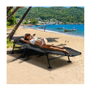 Folding Camping Cot With Detachable Mattress And Adjustable Backrest