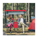 2 Person Folding Canopy Chairs With Storage Bag For Beach
