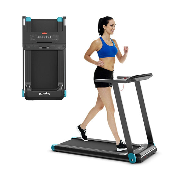Folding Electric Treadmill With 12 Preset Programs And App Control