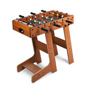 Folding Foosball Table With 2 Footballs For Game Room And Arcades