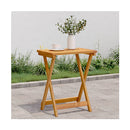 Folding Garden Table 50X36X60 Cm Solid Wood Acacia