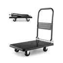 Folding Push Cart Dolly 360 Degree Swivel Wheels And 200Kg Load