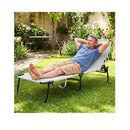 Folding Sun Lounger Foldable Beach Sun Lounger Adjustable Backrest