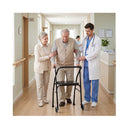 Folding Walker Lightweight Aluminum With 2 Wheels Senior