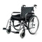 Folding Wheelchair Xxl Bariatric Aluminum Frame 150Kg Cap Brakes Black