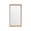 Bathroom Wood Frame Wall Hung Mirror Vanity Home Decor