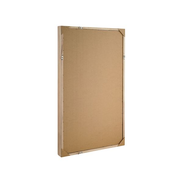 Bathroom Wood Frame Wall Hung Mirror Vanity Home Decor