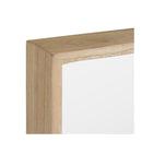 Bathroom Wood Frame Wall Hung Mirror Vanity Home Decor