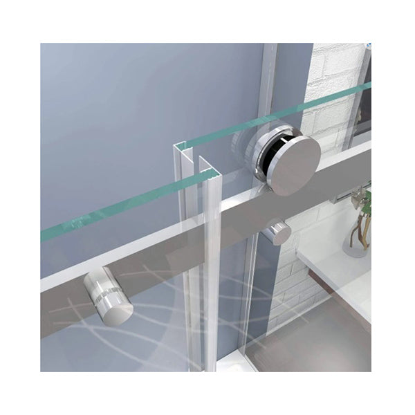 Frameless Sliding Shower Screens Luxury Bathroom 800Mm