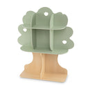 Freestanding Bookcase Open Shelves For Reading Nook And Nursery Green