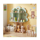 Freestanding Bookcase Open Shelves For Reading Nook And Nursery Green