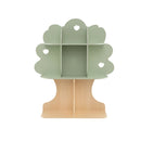 Freestanding Bookcase Open Shelves For Reading Nook And Nursery Green