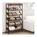 Freestanding Industrial Wooden Newspaper Rack For Living Room