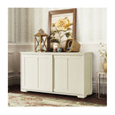 Freestanding Storage Cabinet With Sliding Door For Kitchen