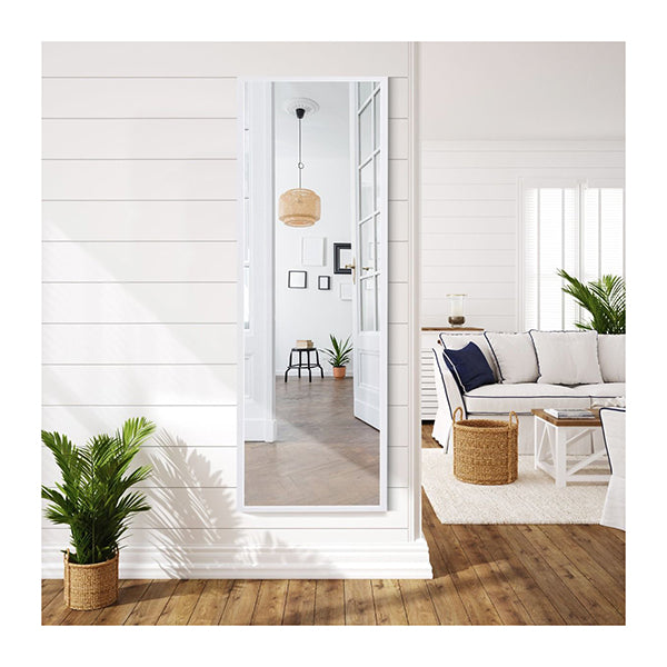 Full Length Mirror With Height Adjusting Hanging Hooks