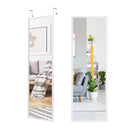 Full Length Mirror With Height Adjusting Hanging Hooks