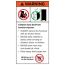 Rectangle Wall Mounted Mirror With Bamboo Frame