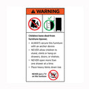 Bathroom Storage Cabinet With 2 Doors And 2 Open Shelves