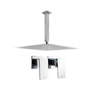 16 Inch Rain Shower Head Stainless Steel Square Wall Shower Arm 200Mm