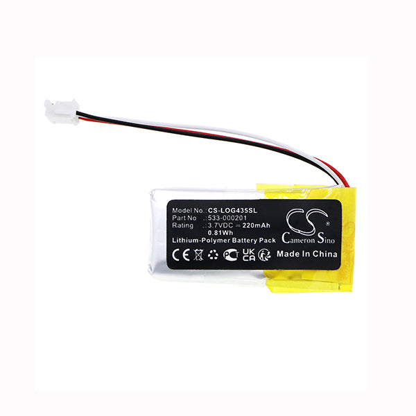 Cameron Sino Cs Log435Sl 220Mah Battery For Logitech G435 Headset