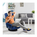 5 Position Adjustable Folding Floor Gaming Chair With Swivel Base