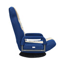 5 Position Adjustable Folding Floor Gaming Chair With Swivel Base