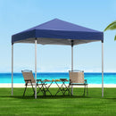 Gazebo 2x2m Outdoor Patio Garden Marquee Shade with Base Pods Blue