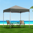 Gazebo 2x2m Outdoor Patio Garden Marquee Shade with Base Pods Grey