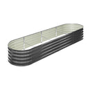 Galvanised Raised Garden Bed Steel Vege Planter 320X80X42CM