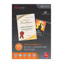 Gbc Laminating Pouch A4 125 Micron Pack Of 25