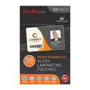 Gbc Laminating Pouch 54Mm X 86Mm 125 Micron Pack Of 100