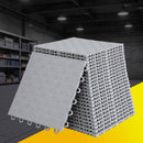 Garage Floor Tiles Interlocking PP Flooring 25PCS 30x30cm Grey