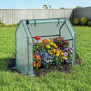 Mini Greenhouse 91x46x84cm Steel Frame PE Cover Outdoor Shelter