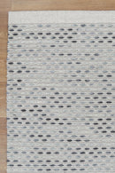 Azure Cove Grey Wool Rug