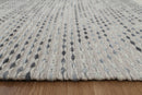 Azure Cove Grey Wool Rug