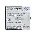 Cameron Sino Cs Gsx100Sl 1900Mah Battery For Gsmart Simba Sx1 Mobile