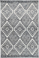 Fern Arc Anthracite Tribal Rug