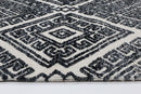 Fern Arc Anthracite Tribal Rug