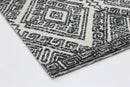 Fern Arc Anthracite Tribal Rug