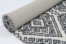 Fern Arc Anthracite Tribal Rug