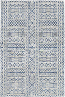 Indigo Arc Navy Tribal Rug