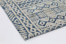 Indigo Arc Navy Tribal Rug