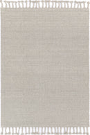 Cedar Cove Grey Textured Wool Rug