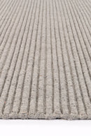 Cedar Cove Grey Textured Wool Rug