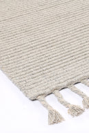 Cedar Cove Grey Textured Wool Rug