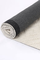 Ember Cove Cream Diamond Wool Rug