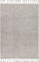 Dune Cove Grey Diamond Wool Rug